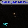2MASS J04214353+1931144