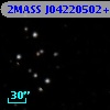 2MASS J04220502+2705264