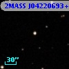 2MASS J04220693+1938541