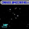 2MASS J04220745+2704522