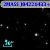 2MASS J04221433+2704227