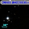 2MASS J04221535+2700198