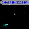 2MASS J04222116+2706190