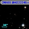 2MASS J04222245+2701028