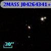 2MASS J04264341+2609494