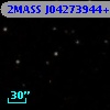 2MASS J04273944+2610336