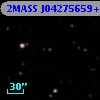 2MASS J04275659+2603469