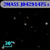 2MASS J04291475+2635040