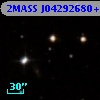 2MASS J04292680+2628593