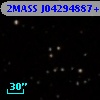 2MASS J04294887+2625335