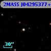 2MASS J04295377+2638304