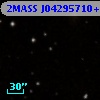 2MASS J04295710+2610108