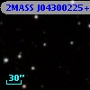 2MASS J04300225+2557278