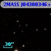 2MASS J04300346+2626234