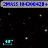 2MASS J04300420+2559179