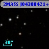 2MASS J04300421+2556394