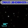 2MASS J04300439+2554000
