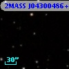 2MASS J04300486+2555130