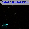 2MASS J04300632+2604525