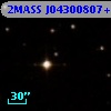 2MASS J04300807+2641513