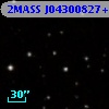 2MASS J04300827+2554086