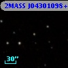 2MASS J04301098+2559348