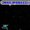 2MASS J04301132+2608589