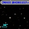 2MASS J04301157+2554067