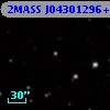 2MASS J04301296+2557134