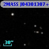 2MASS J04301307+2438538