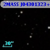 2MASS J04301323+2602353