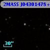 2MASS J04301478+2607327