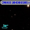 2MASS J04301505+2640416