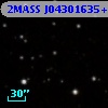 2MASS J04301635+2554492