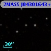 2MASS J04301643+2559098