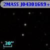 2MASS J04301689+2632473