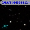 2MASS J04301812+2554437