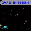 2MASS J04301884+2603540