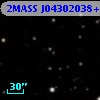 2MASS J04302038+2555158