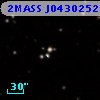 2MASS J04302526+2602566