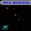 2MASS J04302650+2559393