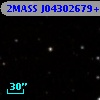2MASS J04302679+2555330