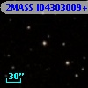 2MASS J04303009+2600204