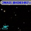 2MASS J04303487+2556326