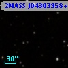 2MASS J04303958+2555382