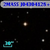 2MASS J04304128+2610454