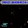 2MASS J04304524+2608163
