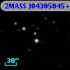 2MASS J04305045+2558042