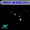 2MASS J04305255+2558172