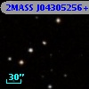 2MASS J04305256+2601226